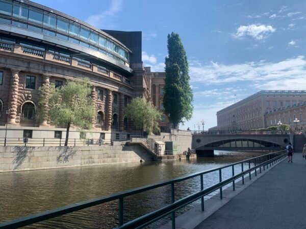Švedijos parlamentas, parlamento rūmai Stokholme, Riksdaghuset