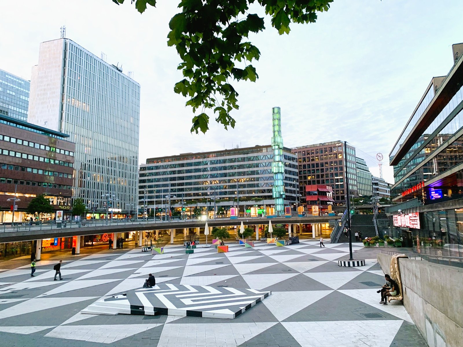 Sergels torg - the start of self-guided tour